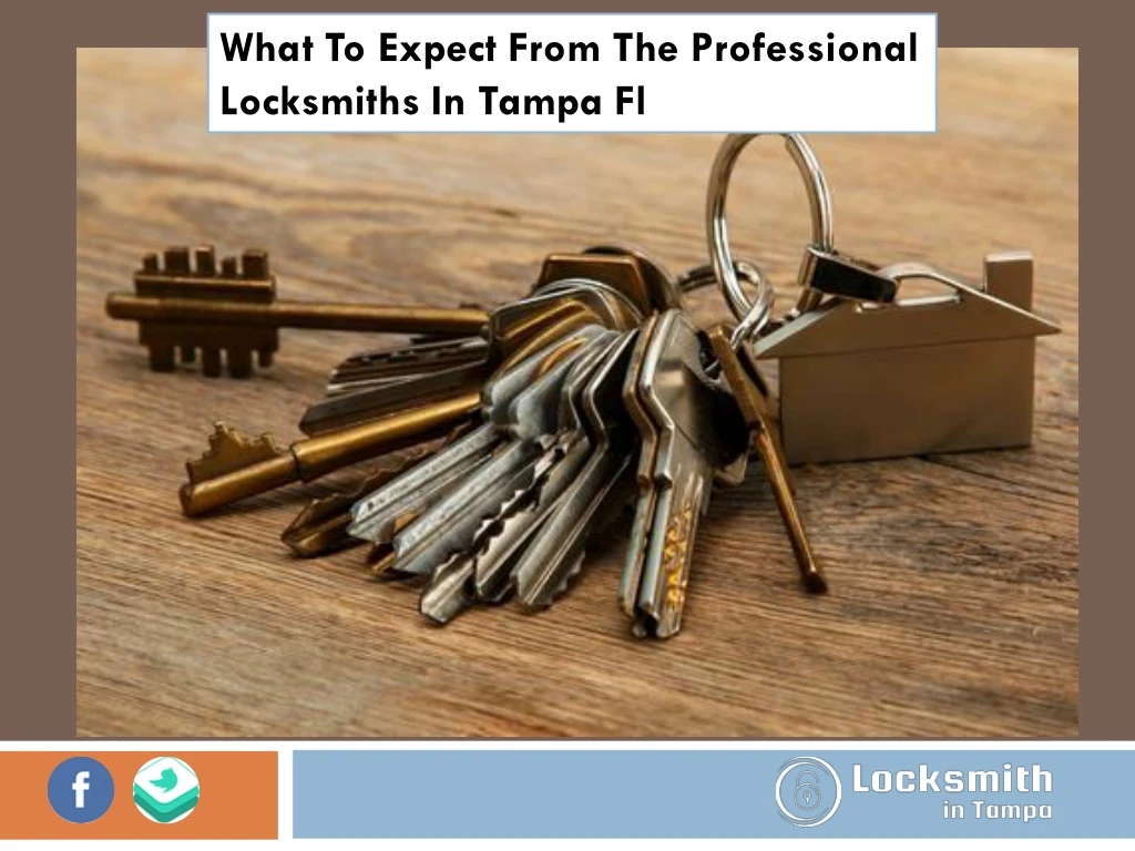 what to expect from the professional locksmiths