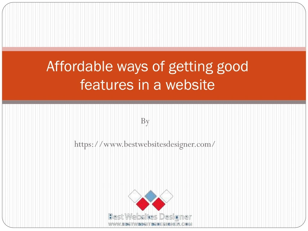 affordable ways of getting good features