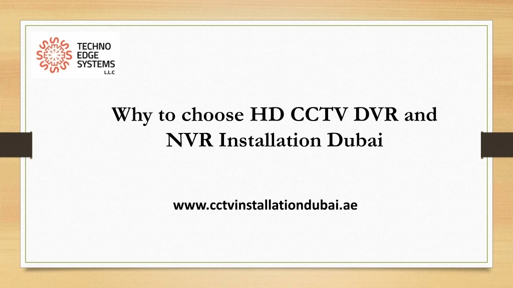 why to choose hd cctv dvr and nvr installation