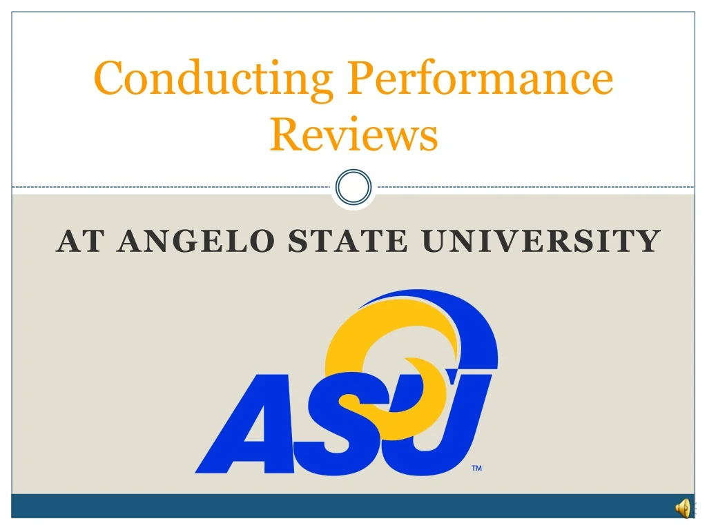 conducting performance reviews
