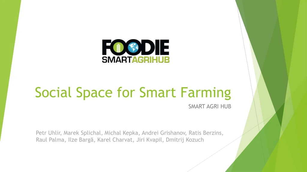 social space for smart farming