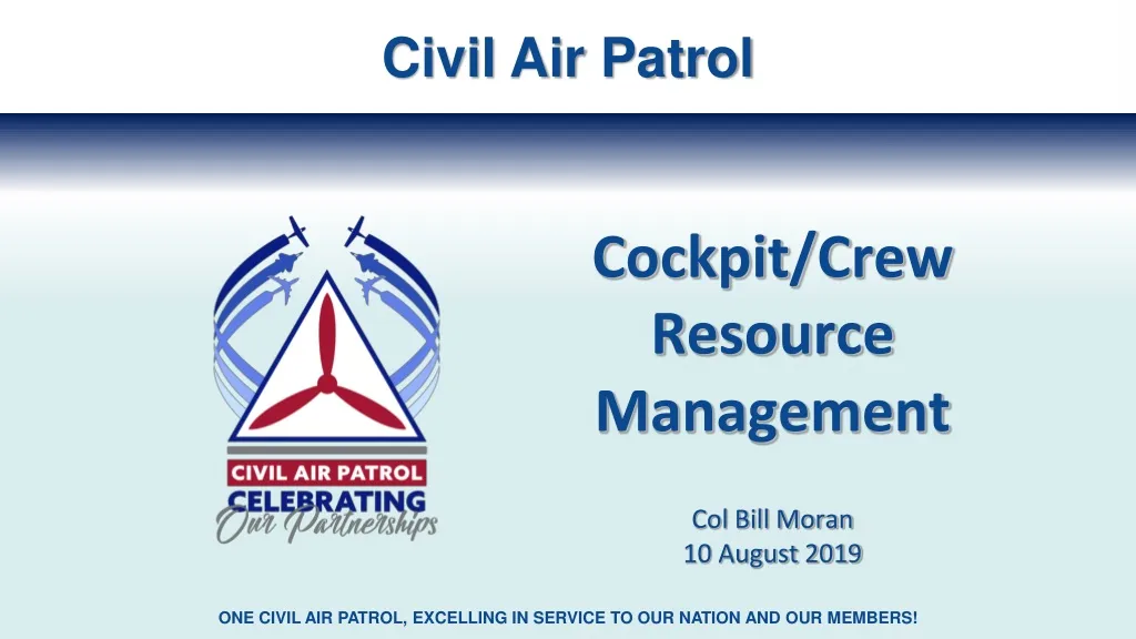 PPT Civil Air Patrol PowerPoint Presentation free download ID:887680