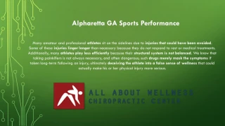 Alpharetta GA Sports Performance - slide 1