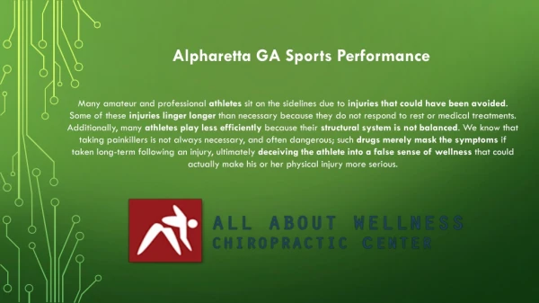 Alpharetta GA Sports Performance