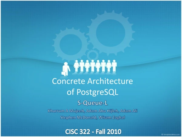 Concrete Architecture of PostgreSQL