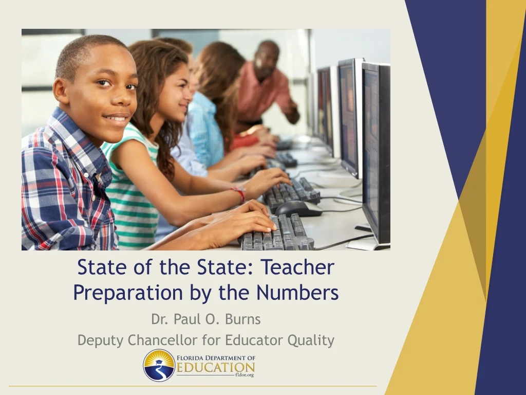 state of the state teacher preparation by the numbers