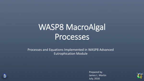 WASP8 MacroAlgal Processes
