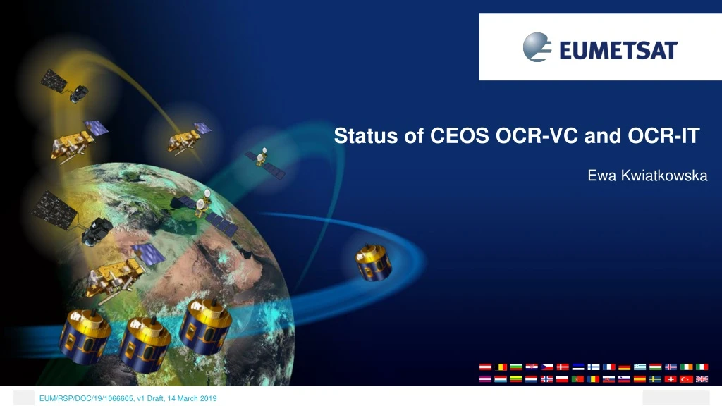 status of ceos ocr vc and ocr it