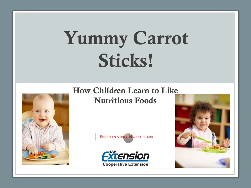 yummy carrot sticks