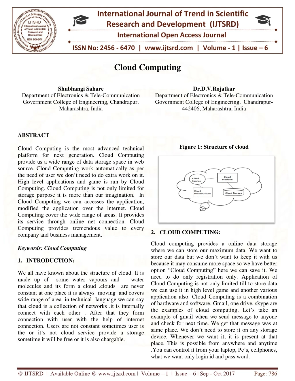 international journal of trend in scientific