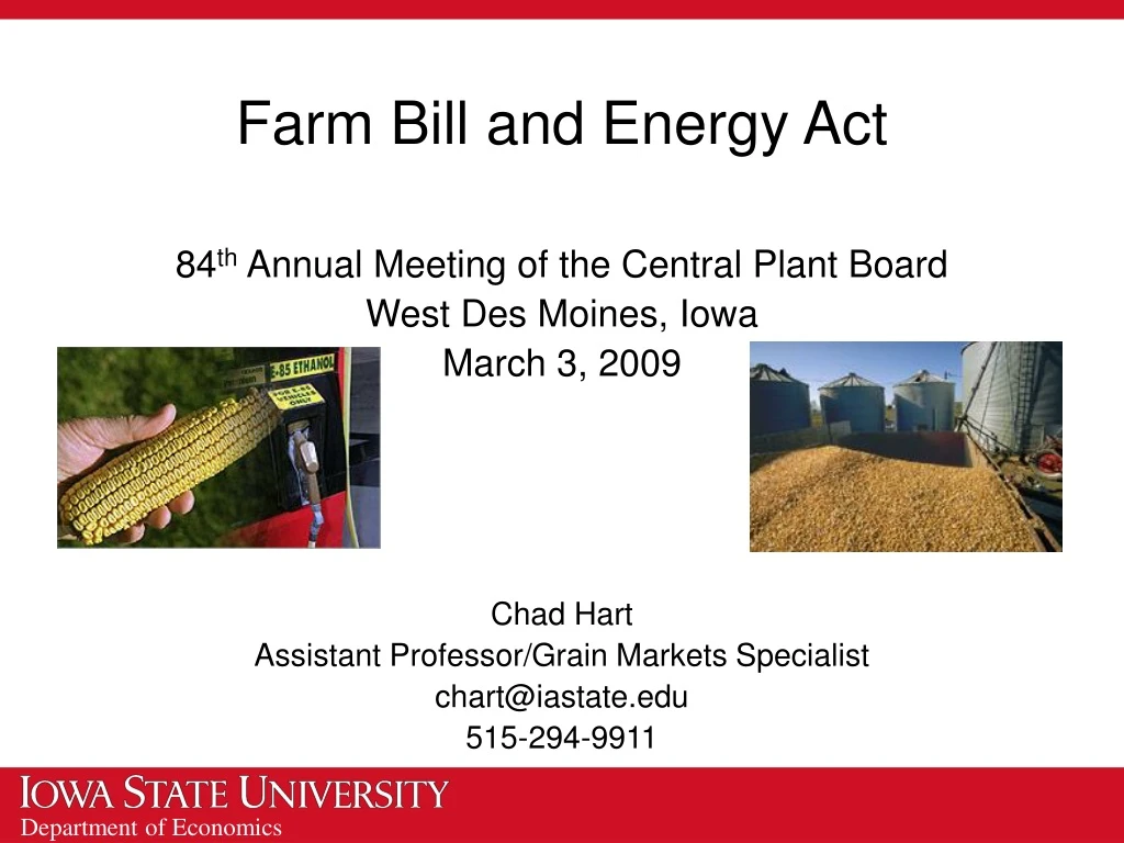 farm bill and energy act