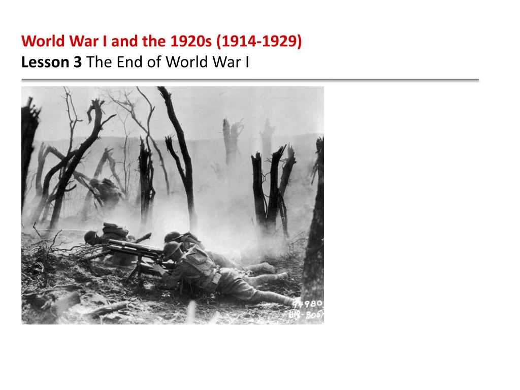 world war i and the 1920s 1914 1929 lesson