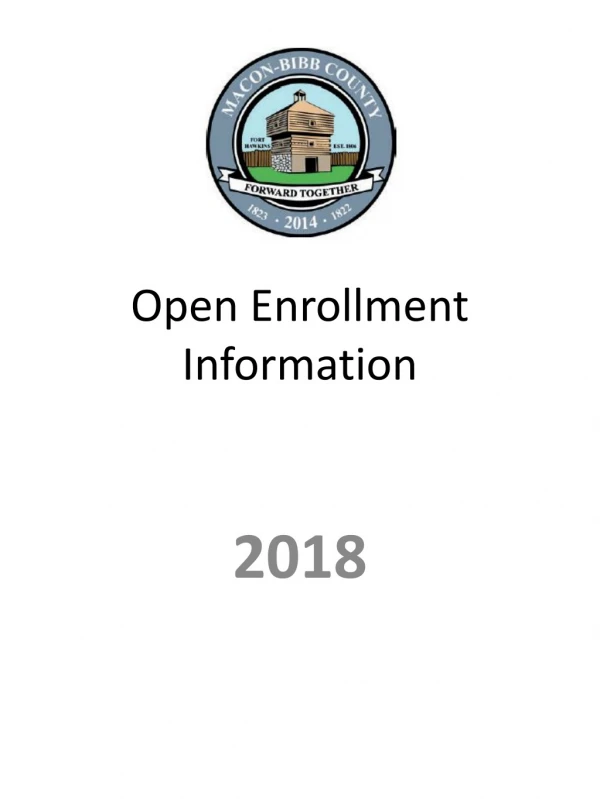 Open Enrollment Information