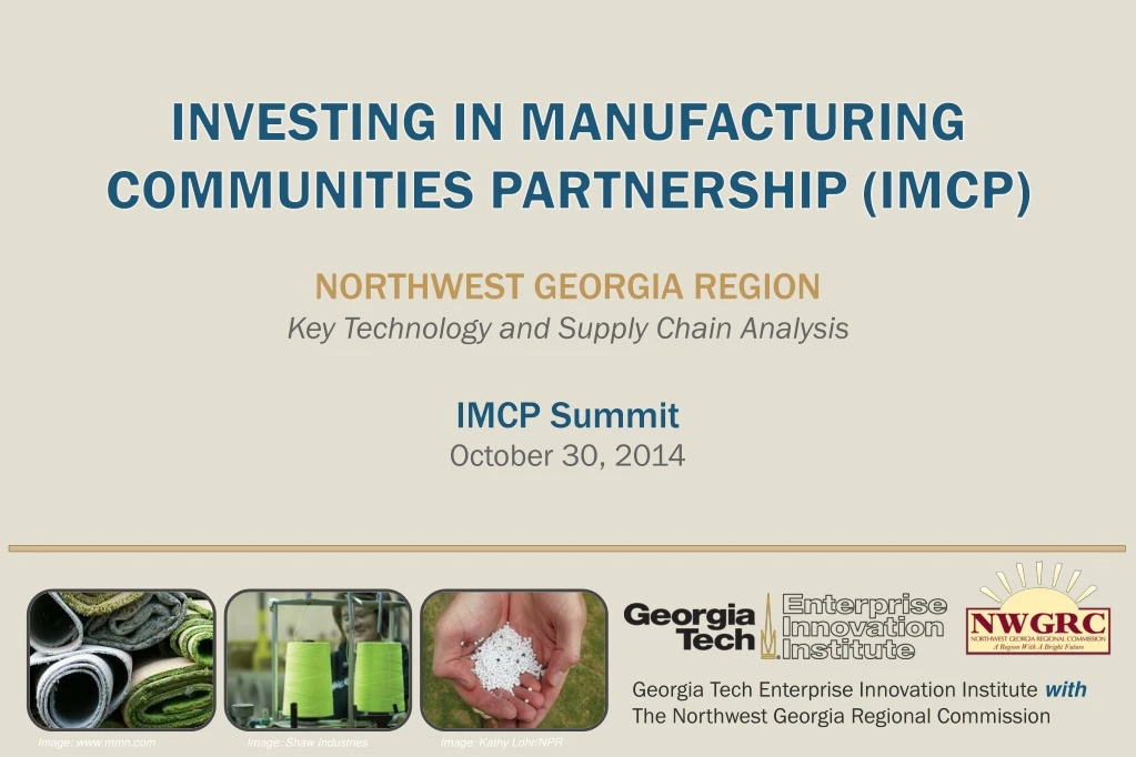 investing in manufacturing communities