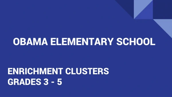 OBAMA ELEMENTARY SCHOOL