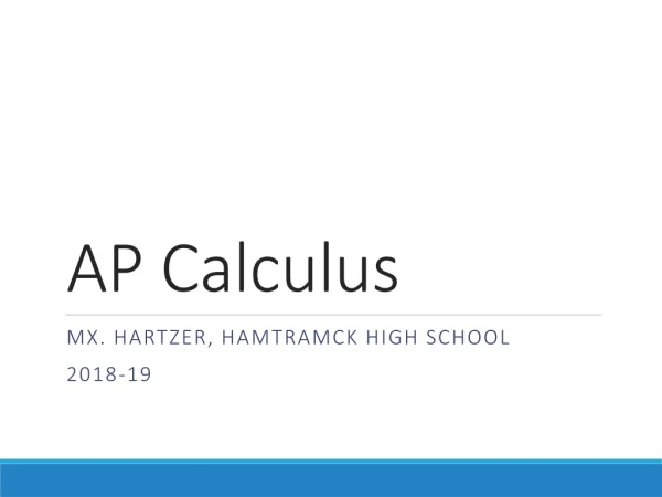 AP Calculus