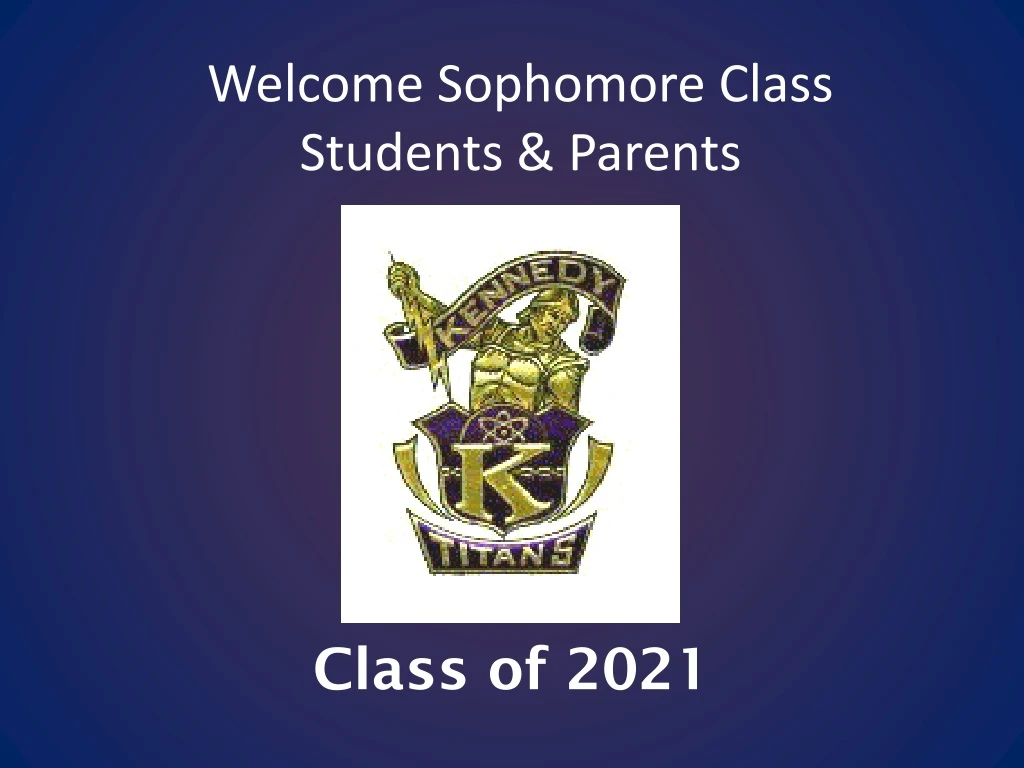 welcome sophomore class students parents