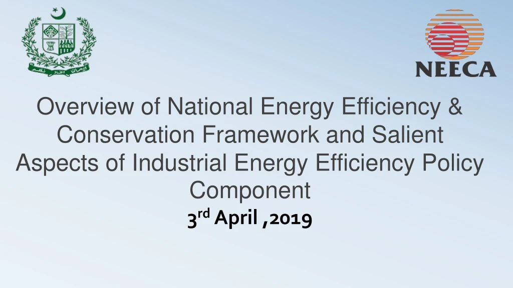 overview of national energy efficiency