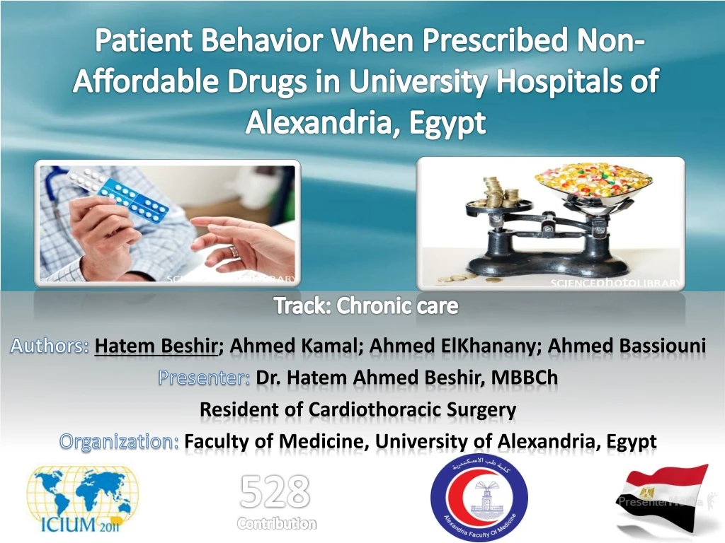 patient behavior when prescribed non affordable