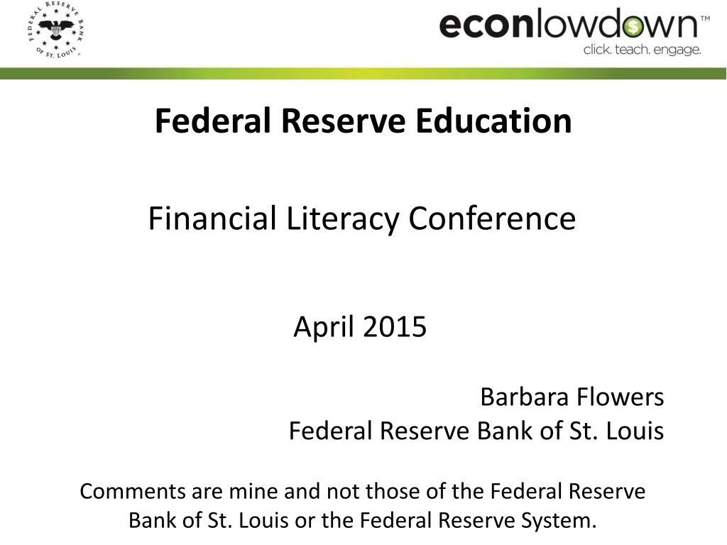 federal reserve education