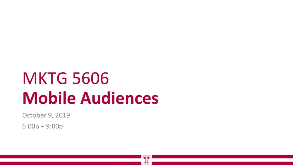 mktg 5606 mobile audiences