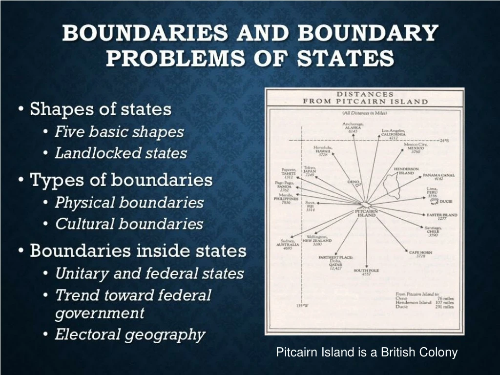 pitcairn island is a british colony