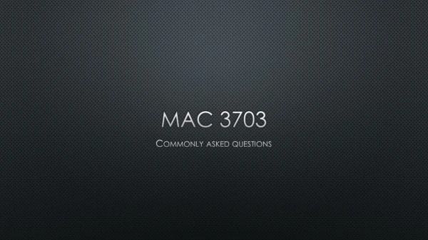 Mac 3703