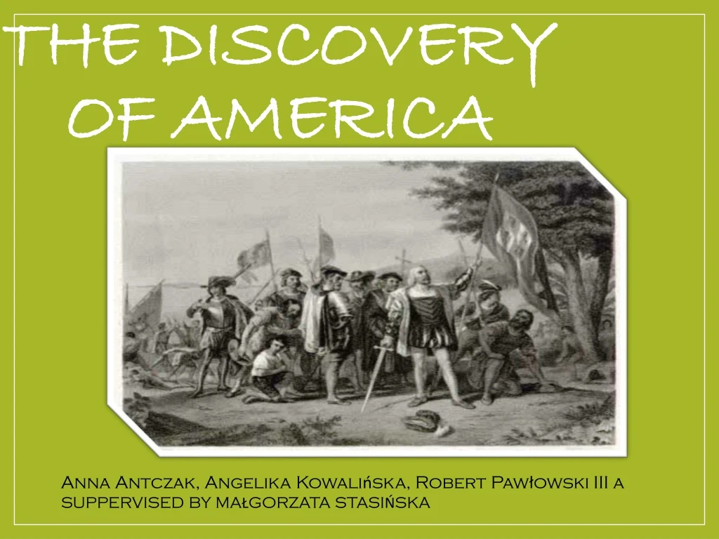 the discovery of america