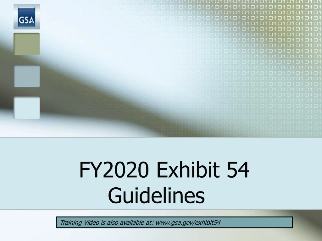 fy2020 exhibit 54 guidelines