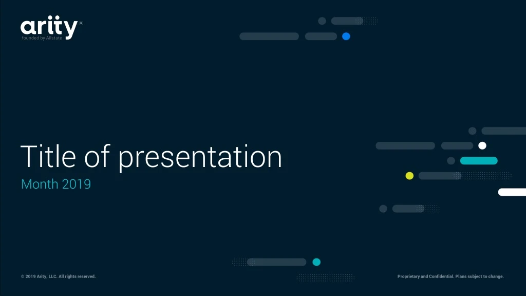 title of presentation