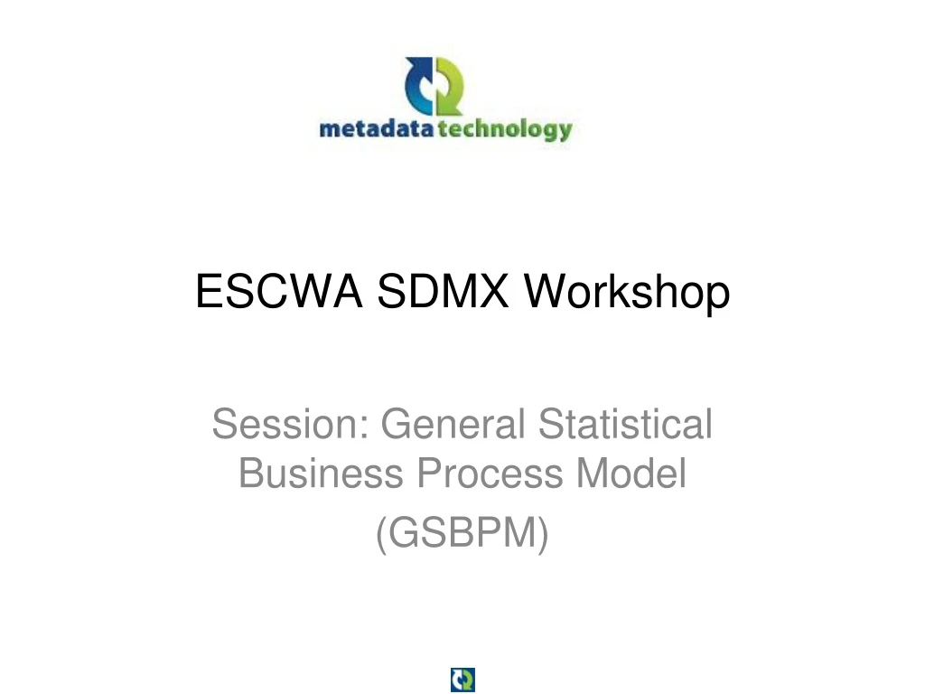 escwa sdmx workshop