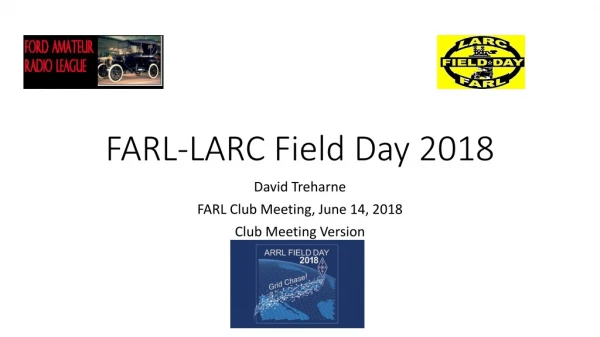 FARL-LARC Field Day 2018
