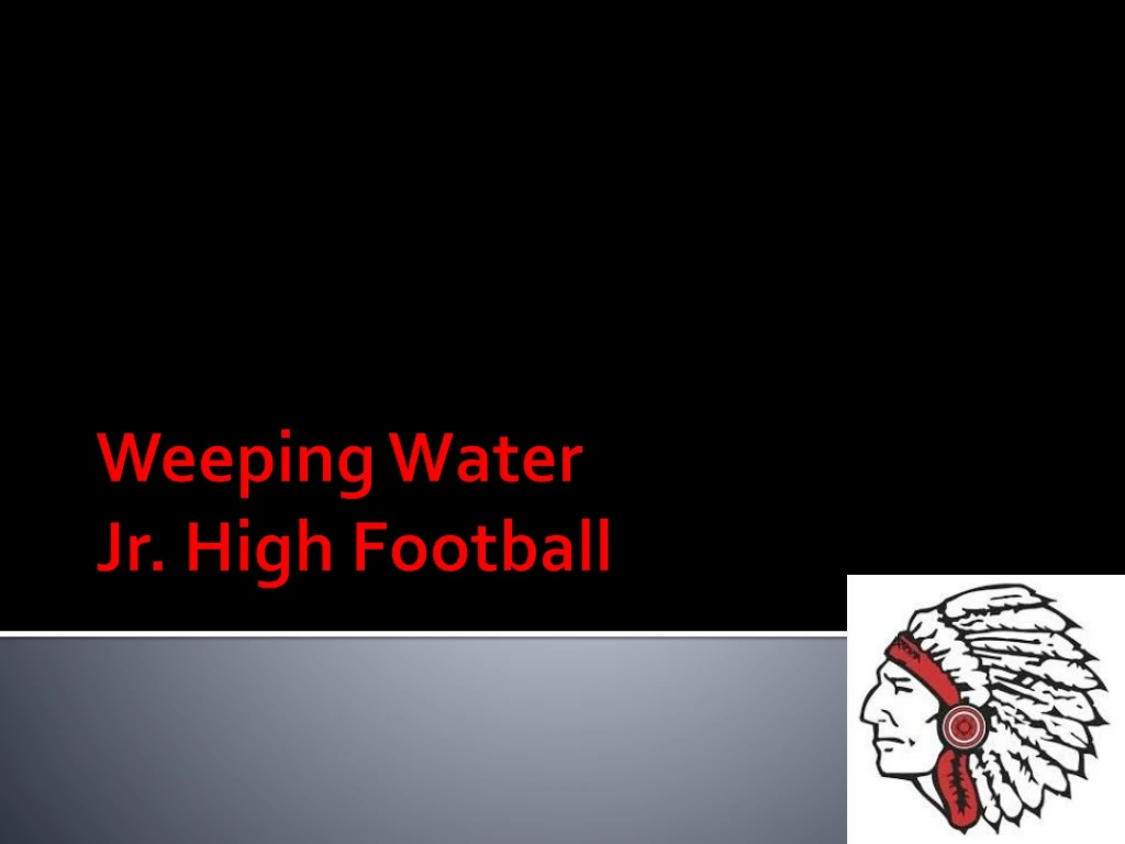 weeping water jr high football