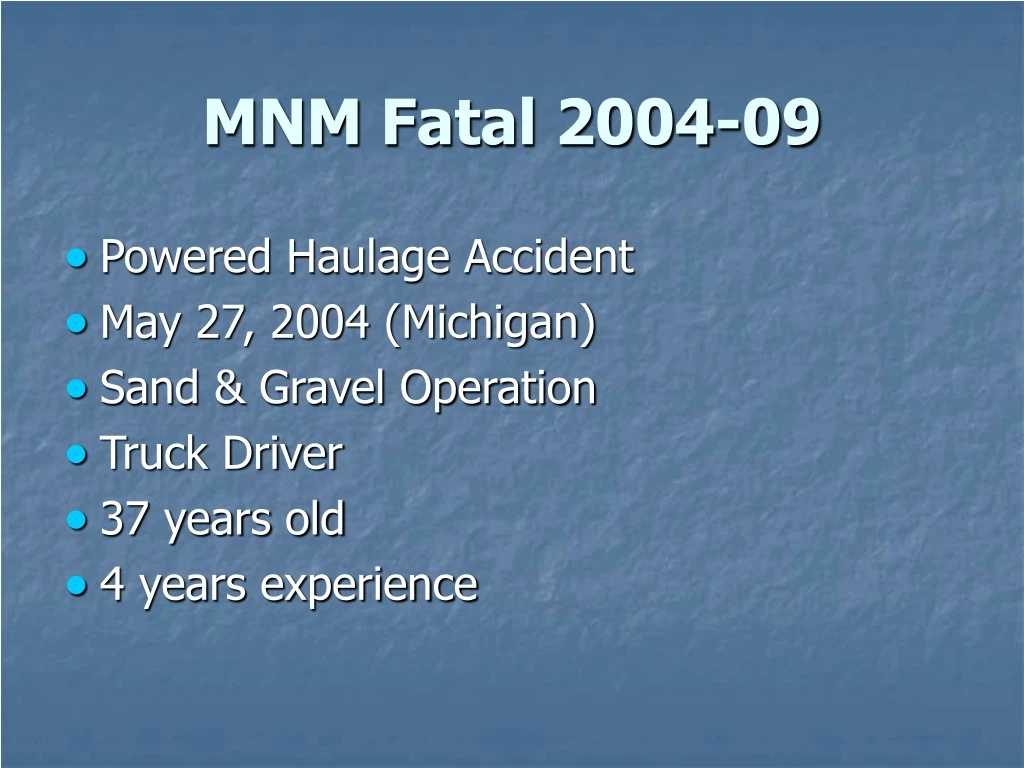 mnm fatal 2004 09