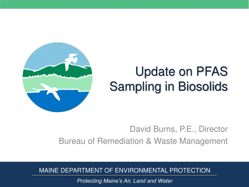 update on pfas sampling in biosolids