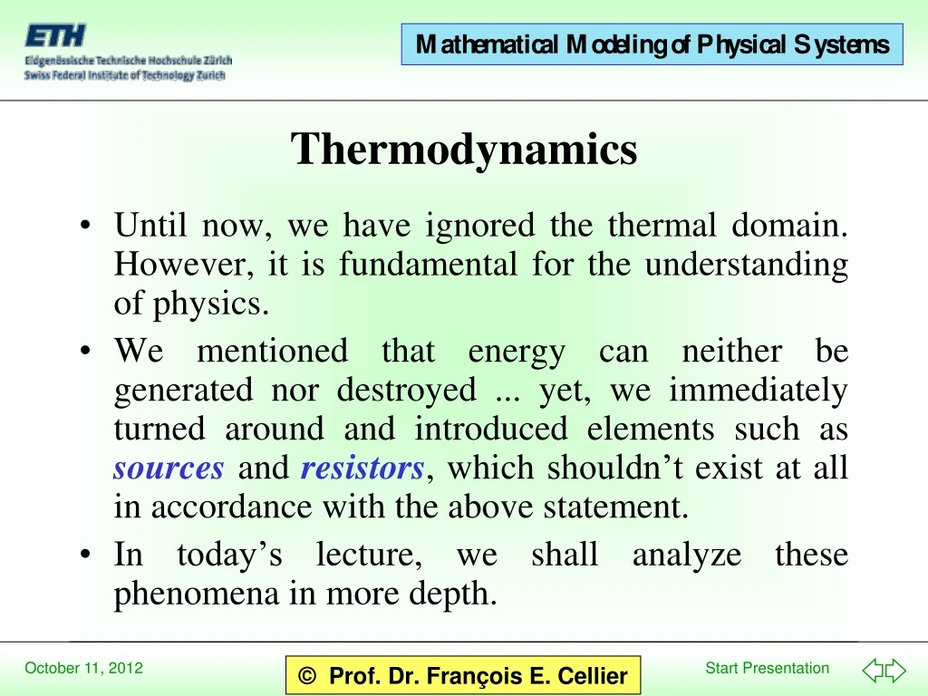 thermodynamics