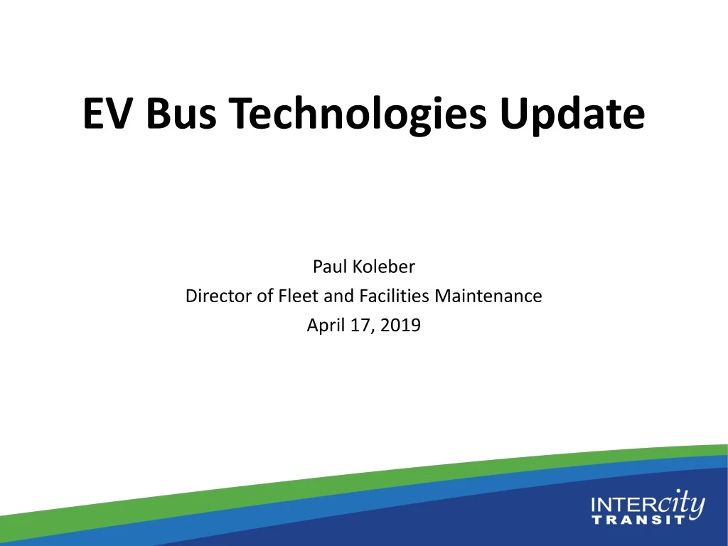 ev bus technologies update