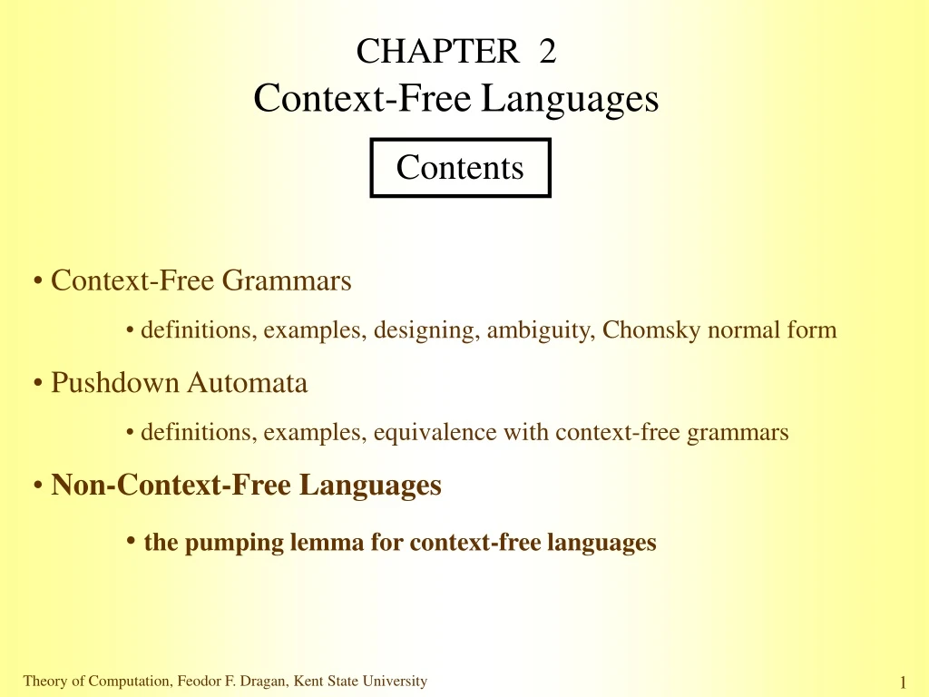 chapter 2 context free languages
