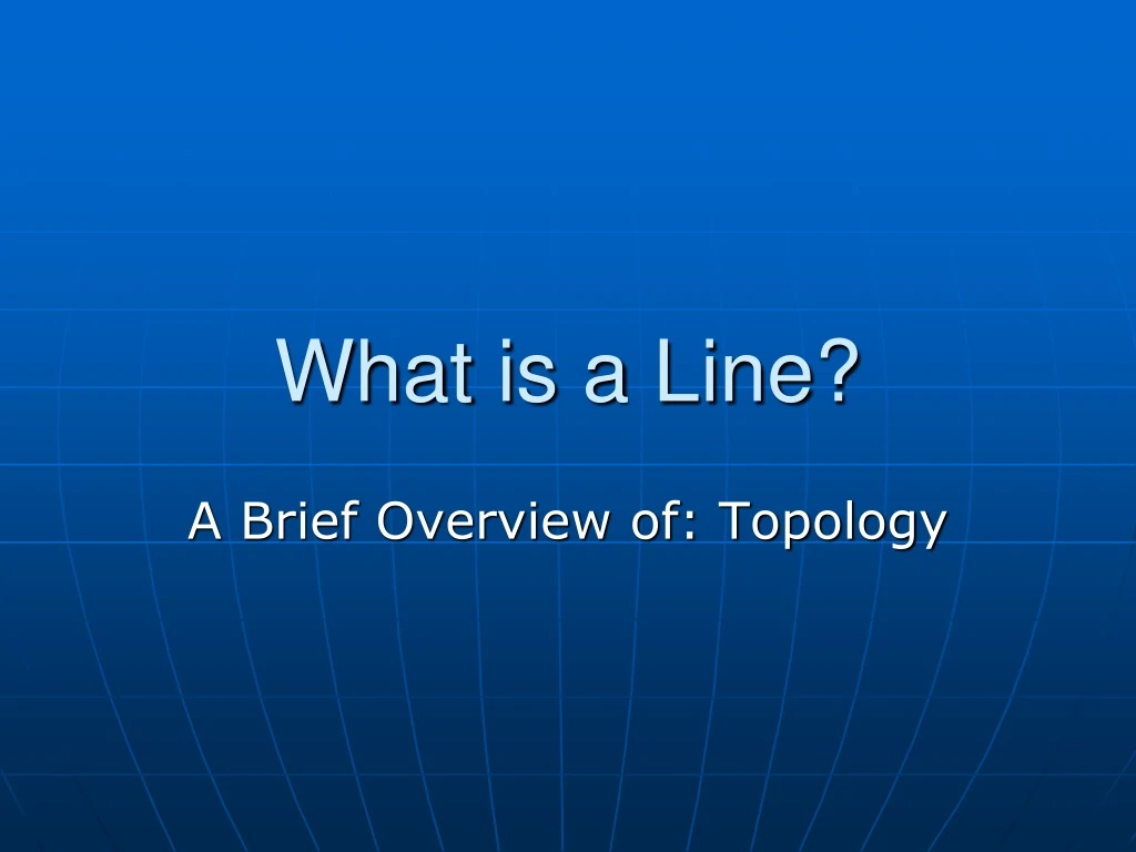 what is a line