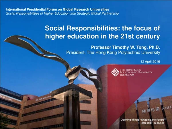 International Presidential Forum on Global Research Universities