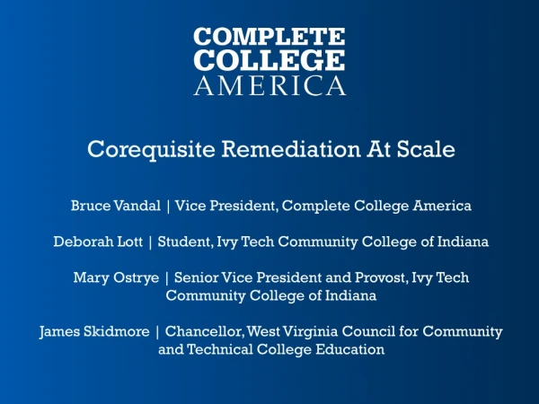 Corequisite Remediation At Scale