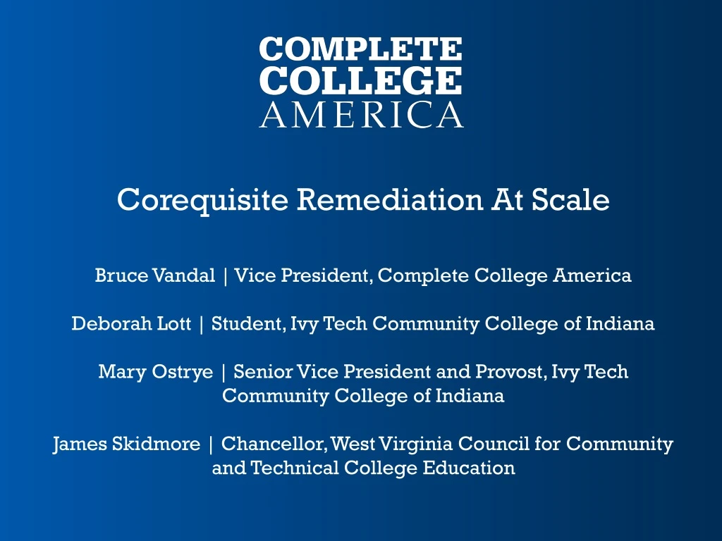 corequisite remediation at scale