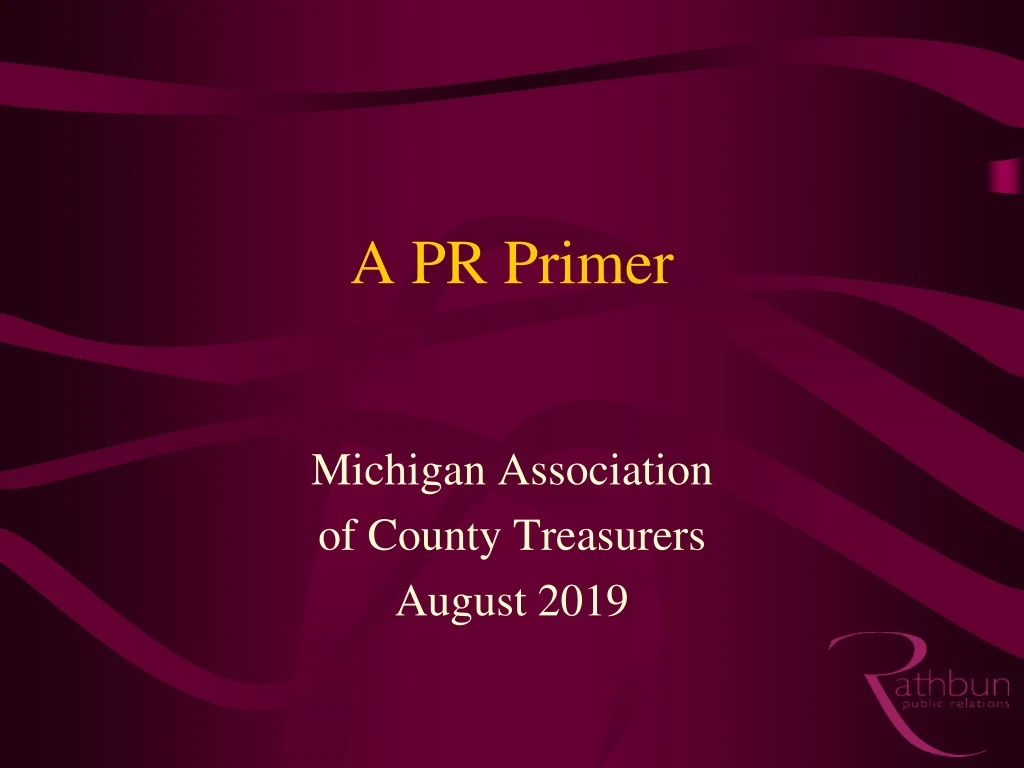 a pr primer