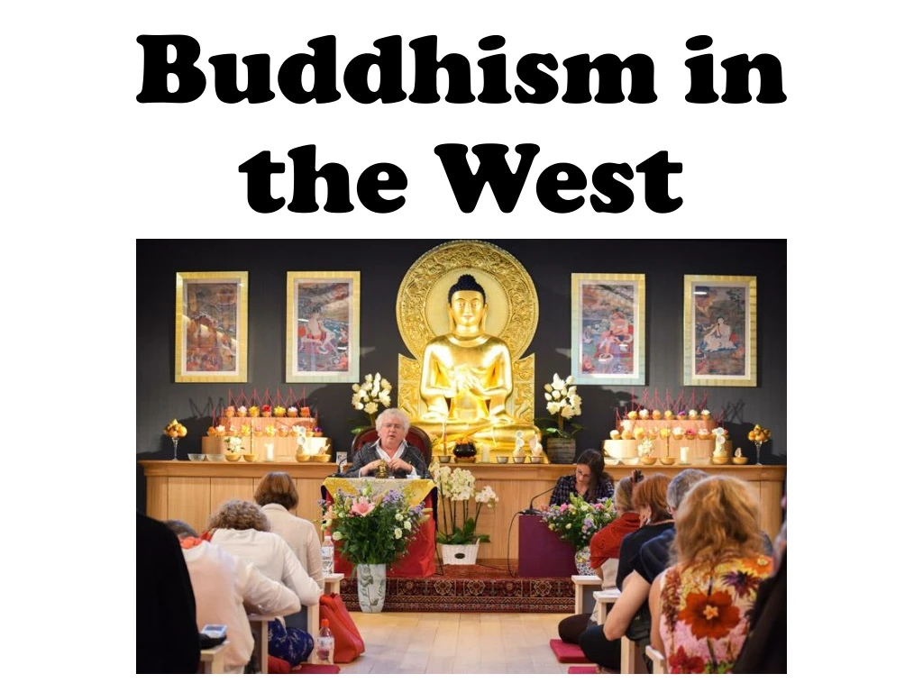 buddhism in the west