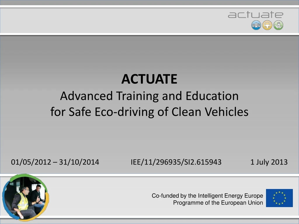 actuate advanced training and education for safe