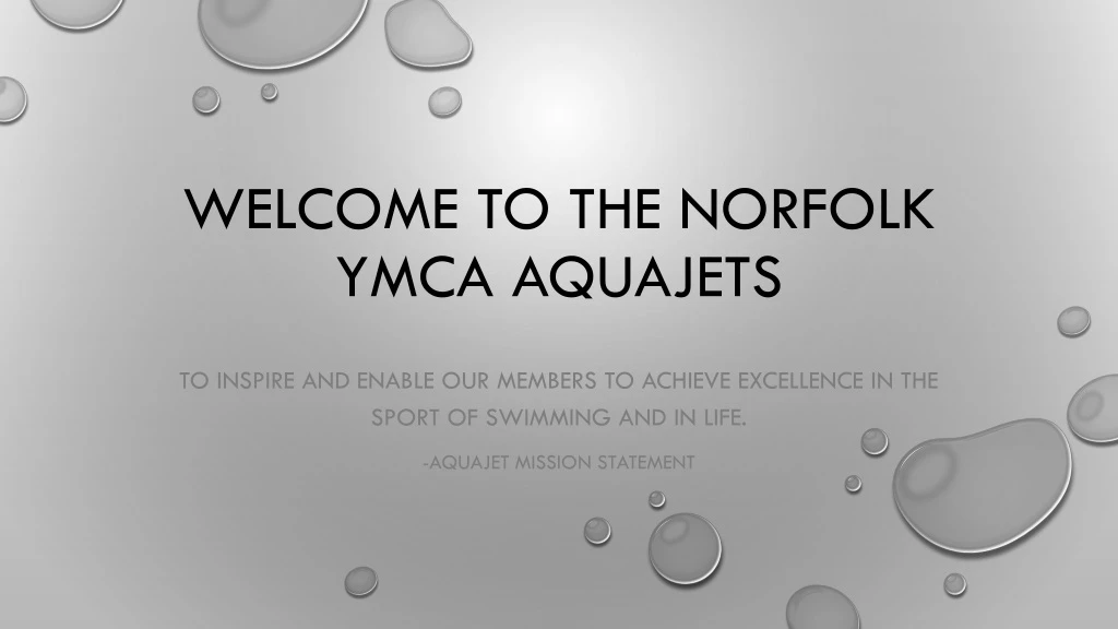 welcome to the norfolk ymca aquajets