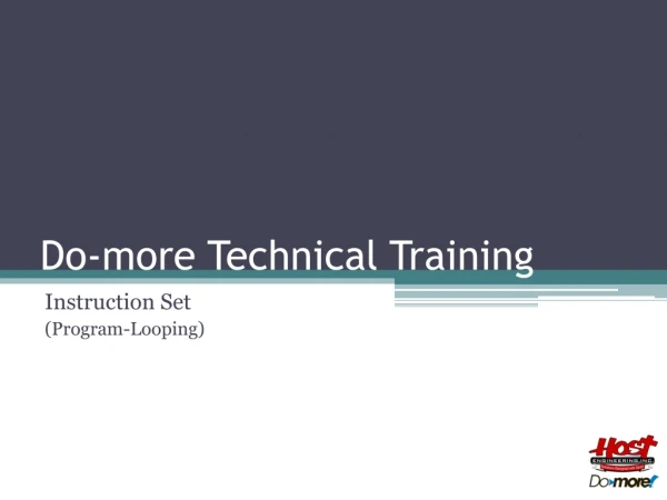 Do-more Technical Training
