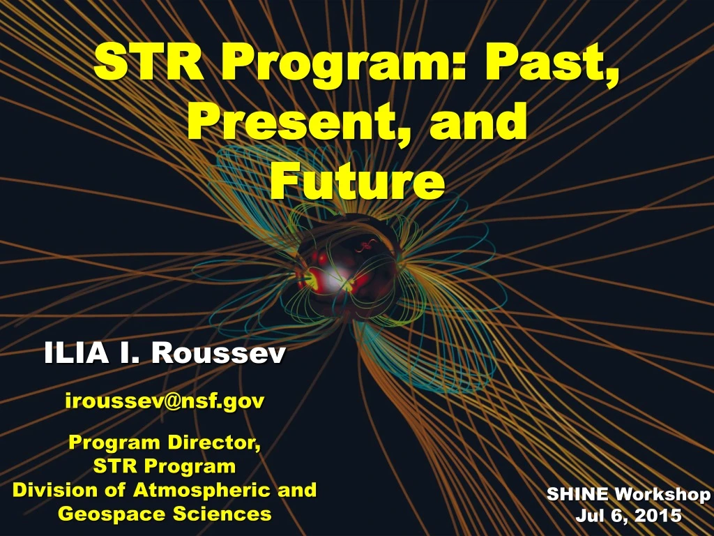 str program past present and future
