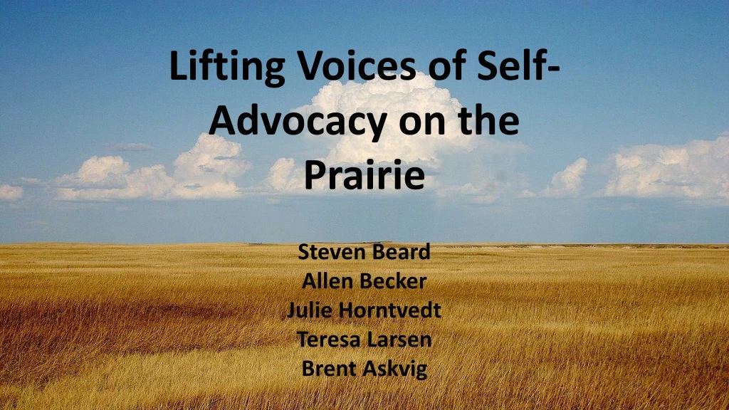 lifting voices of self advocacy on the prairie