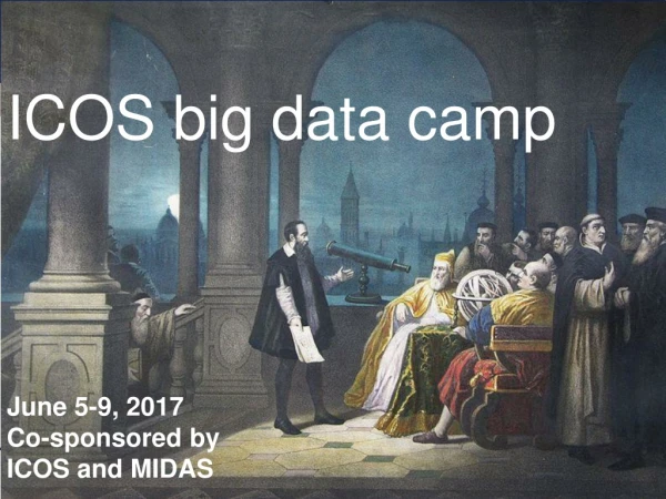 ICOS big data camp